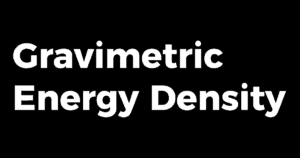 gravimetric energy density