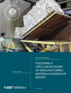 Fostering a Circular Economy of Manufacturing Materials Workshop Report NIST 2023 picture